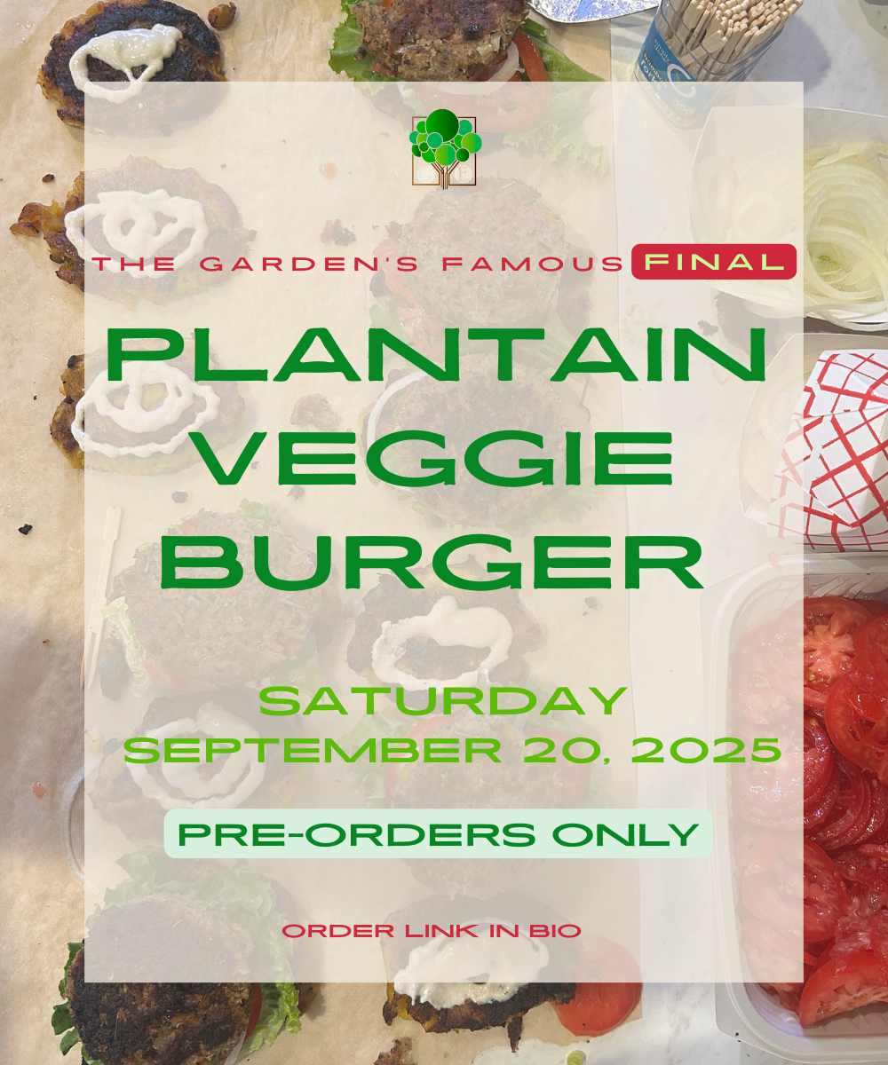 the famous veggie burger! (PICK-UP ONLY)